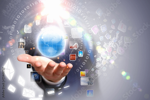 Photo: Globalization concept Globalization concept