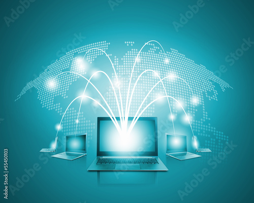 Illustration: Global network Global network