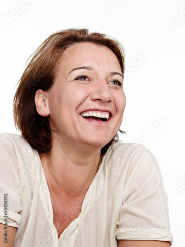 Photo: Woman is happy Woman is happy