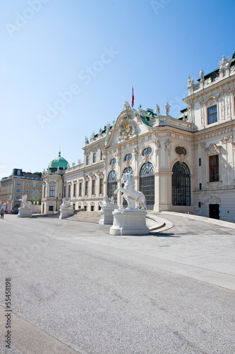 Photo: Belvedere Palace, Wien, Austria Belvedere Palace, Wien, Austria