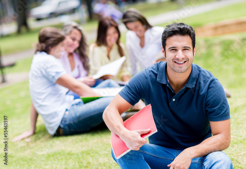 Photo: Male college student Male college student