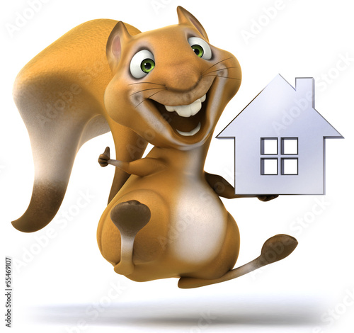 Illustration: Fun squirrel Fun squirrel