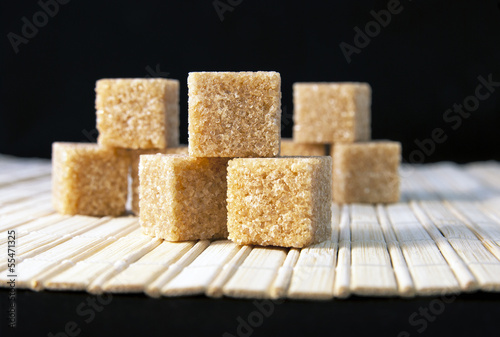 Photo: Cubes of cane sugar Cubes of cane sugar
