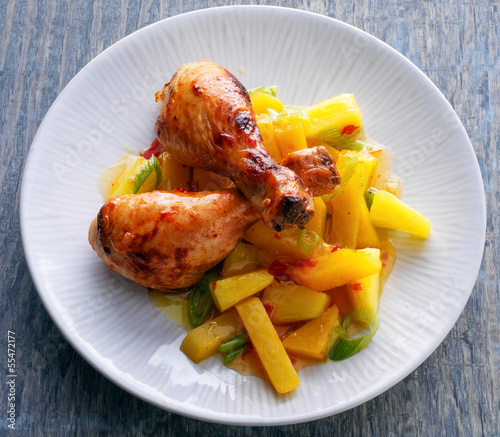Photo: Chicken and pineapple Chicken and pineapple