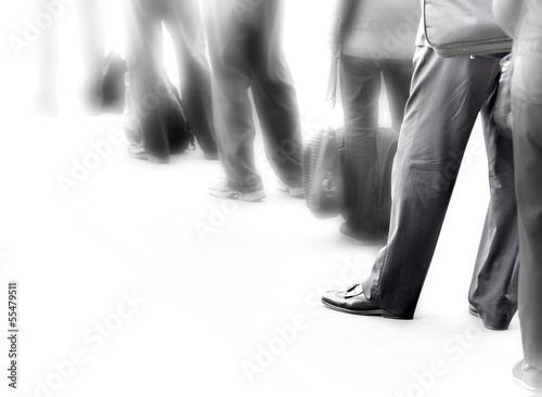 Photo: People in queue People in queue