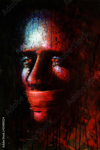 Photo: painful face painful face