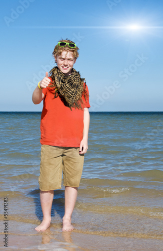Photo: Junge am Strand Junge am Strand