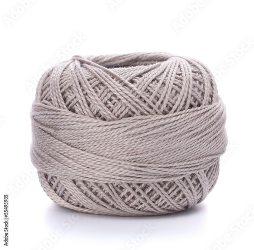 Photo: spool of grey thread spool of grey thread