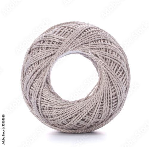 Photo: spool of grey thread spool of grey thread