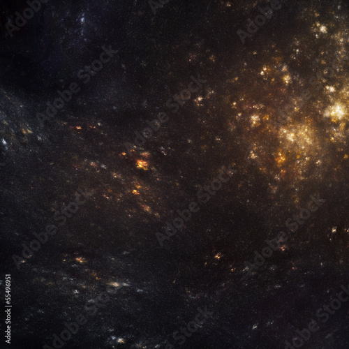 Illustration: night sky with colorful stars night sky with colorful stars