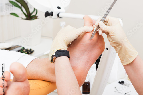 Photo: a pedicure foot a pedicure foot