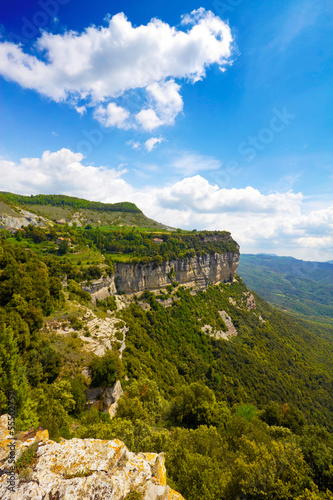 Photo: Calcareous cliffs in Tavertet Calcareous cliffs in Tavertet