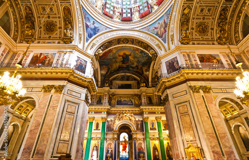 Photo: Saint Isaac decorated Cathedral, Saint Petersburg, Russia. Saint Isaac decorated Cathedral, Saint Petersburg, Russia.