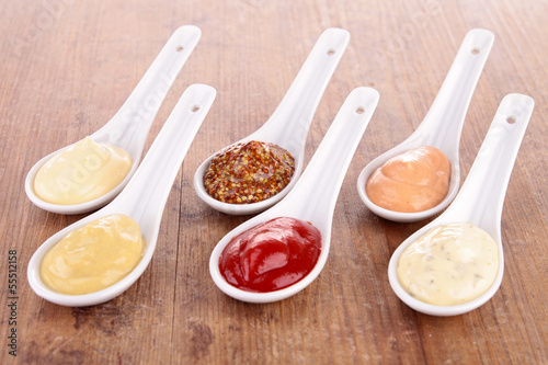 Photo: mayonnaise,ketchup,mustard and other sauce mayonnaise,ketchup,mustard and other sauce