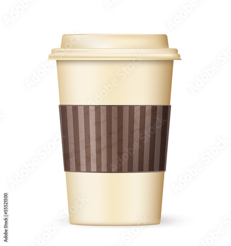 Vector: retro cup of coffee to go retro cup of coffee to go