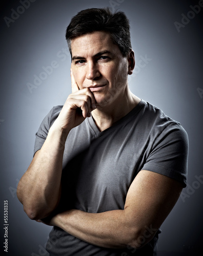 Photo: Man portrait. Man portrait.