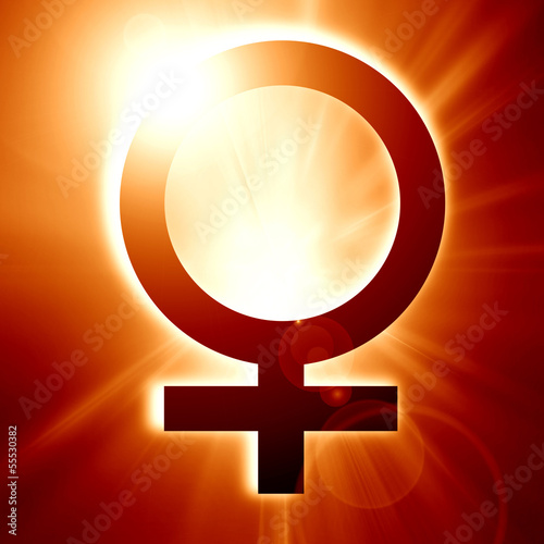 Illustration: female symbol female symbol
