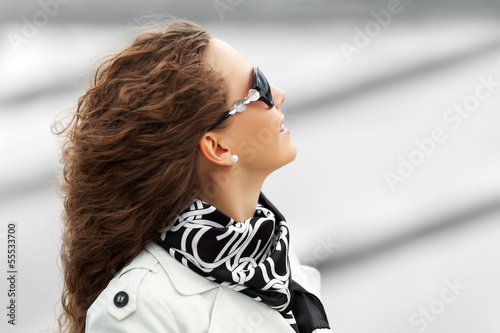 Photo: Beautiful woman in sunglasses Beautiful woman in sunglasses