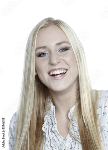 Photo: Fröhliche junge Frau Fröhliche junge Frau