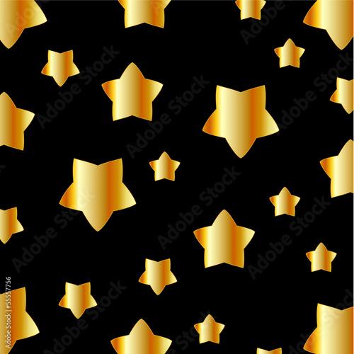 Vector: Golden flower background Golden flower background