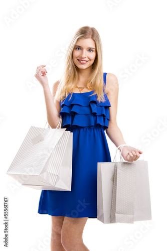 Photo: Beautiful woman shopping Beautiful woman shopping