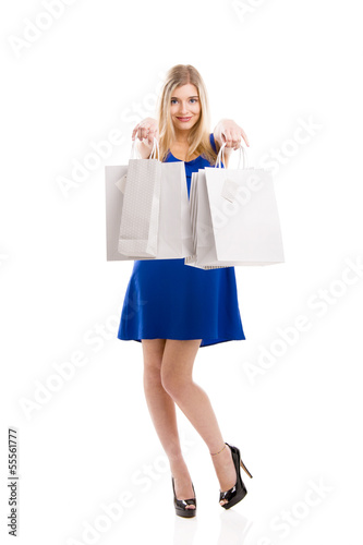 Photo: Beautiful woman shopping Beautiful woman shopping
