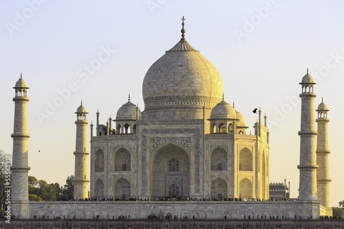 Photo: Taj Mahal in sunset Taj Mahal in sunset