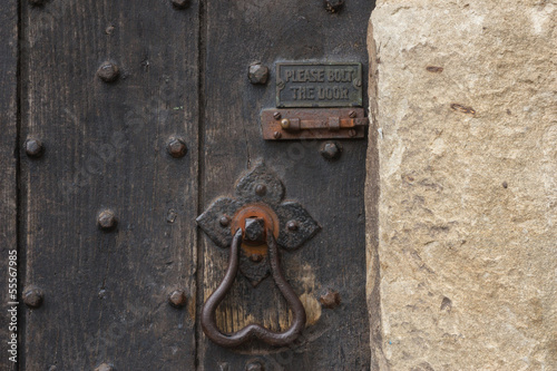 Photo: please bolt the door please bolt the door