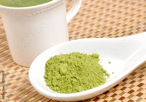 Photo: Brewing matcha green tea Brewing matcha green tea