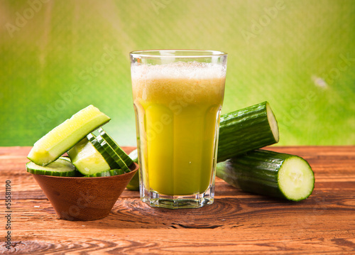 Photo: cucumber fresh juice drink cucumber fresh juice drink