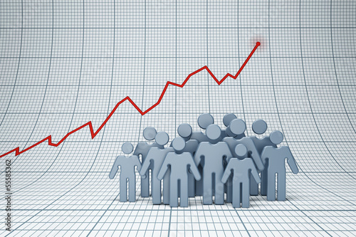 Illustration: positive trend positive trend