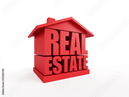 Illustration: real estate symbol real estate symbol