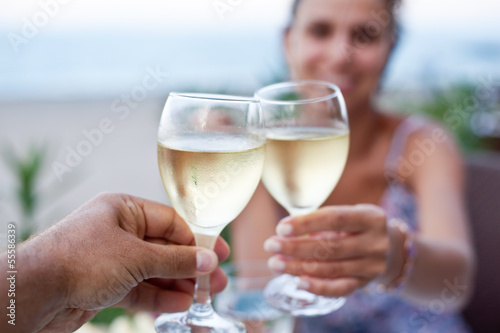 Photo: Toast for two to the sea. Toast for two to the sea.