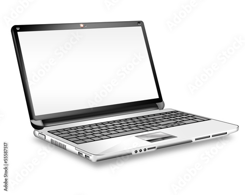 Vector: Laptop, Notebook, freigestellt vektor Laptop, Notebook, freigestellt vektor
