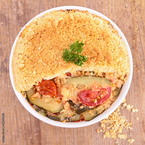 Photo: vegetable crumble vegetable crumble