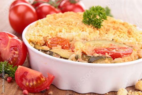 Photo: vegetable crumble vegetable crumble