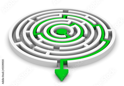 Illustration: Circle labyrinth Circle labyrinth