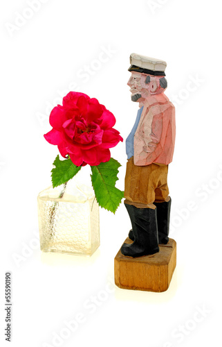 Photo: Rose Carved Seaman Side Rose Carved Seaman Side