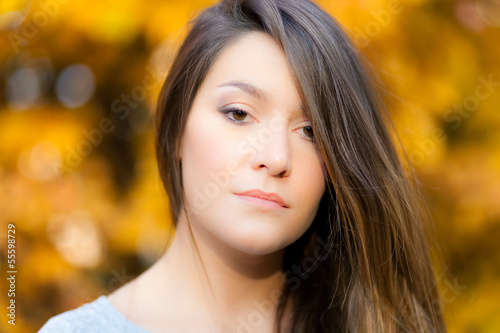 Photo: Autumn woman Autumn woman