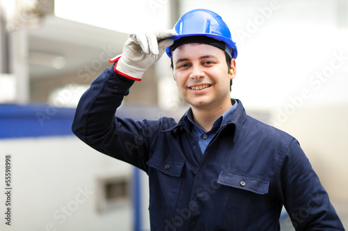 Photo: Worker portrait Worker portrait