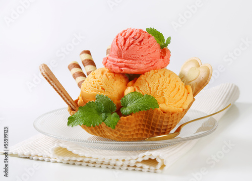 Photo: Ice cream dessert Ice cream dessert