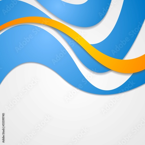 Vector: Bright corporate card design Bright corporate card design