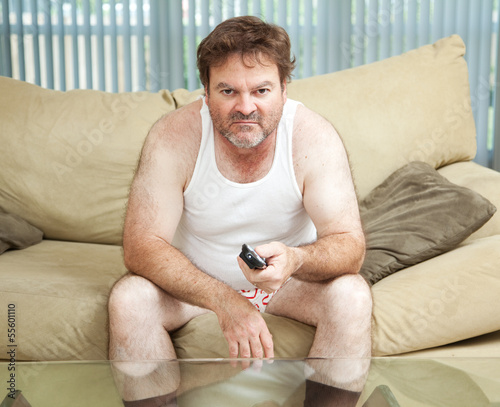 Photo: Couch Potato Watching TV Couch Potato Watching TV