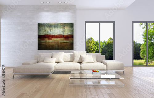 Illustration: Living room Living room