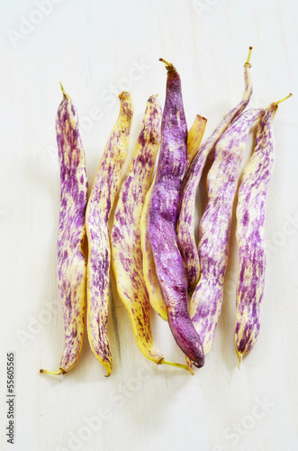 Photo: Dragon's Tongue beans Dragon's Tongue beans