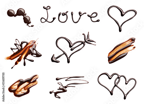 Photo: chocolate heart love valentine day chocolate heart love valentine day