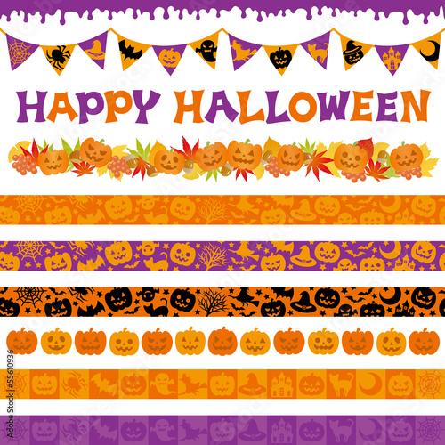 Vector: ハロウィン 広告 ライン バナー ハロウィン 広告 ライン バナー
