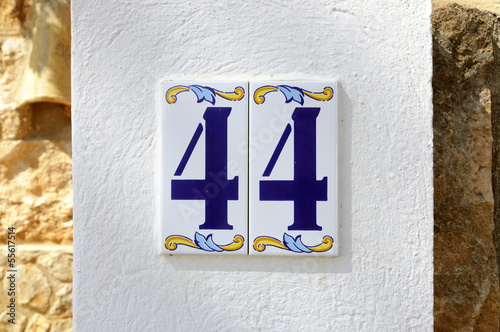 Photo: Hausnummer 44 Hausnummer 44