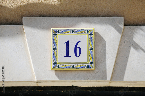 Photo: Hausnummer 16 Hausnummer 16