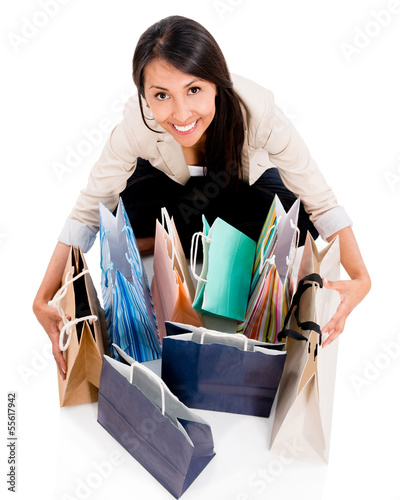 Photo: Happy shopping woman Happy shopping woman